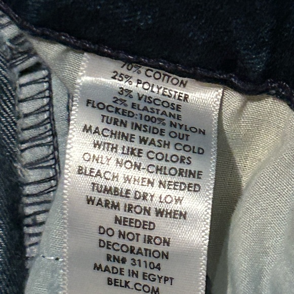 Crown & Ivy Womens Blue Skinny Jeans 10R with Polka Dot embellishments - Picture 8 of 15